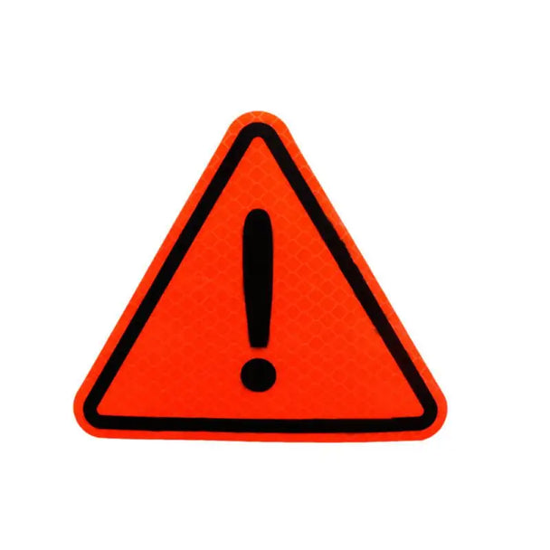 reflective triangle stickers