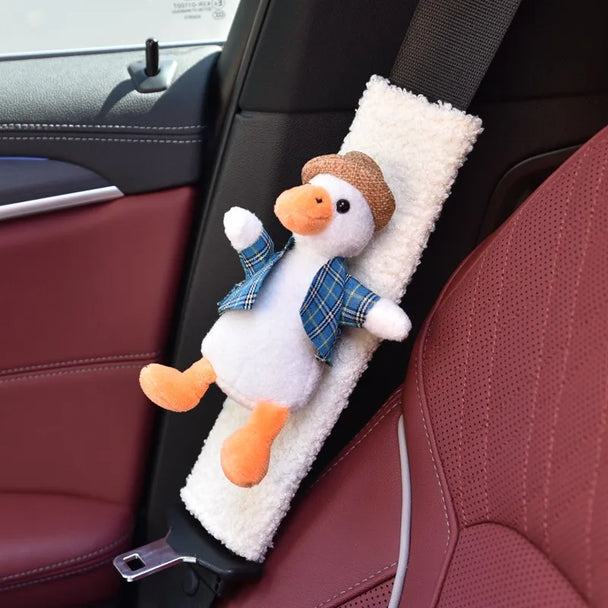 Cartoon Car Seat Belt Cover Plush Pochacco