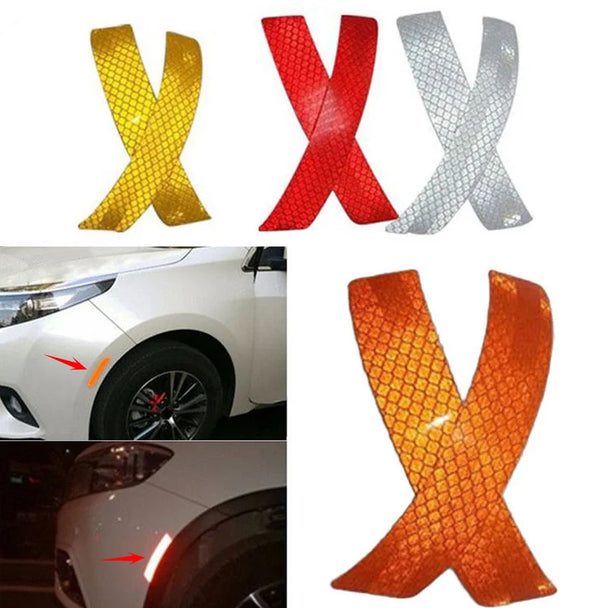 Orange Reflective Stickers for Enhanced Vehicle Safety