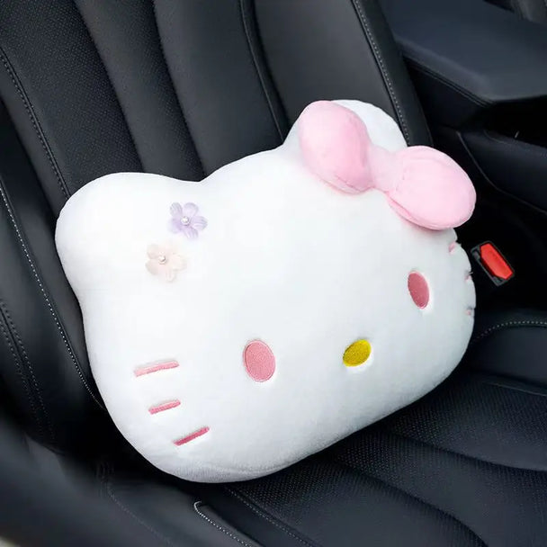 Hello Kitty car cushion, shoulder protection & seat belt