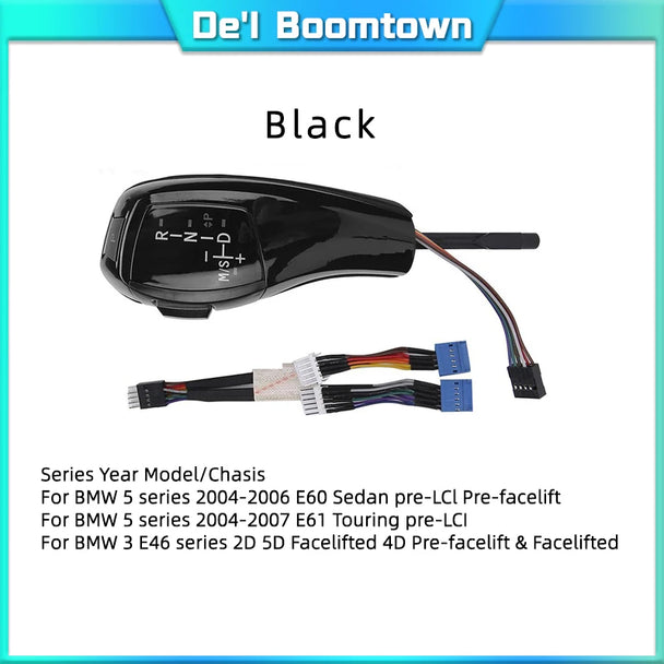 Automatic shift knob with button