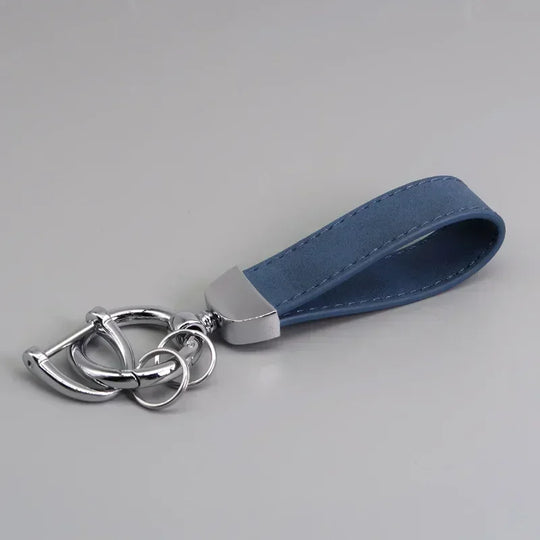 Leather Car Keychain for Men and Women