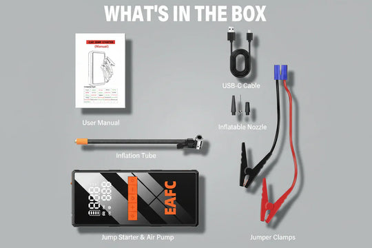Car Emergency with Air Compressor