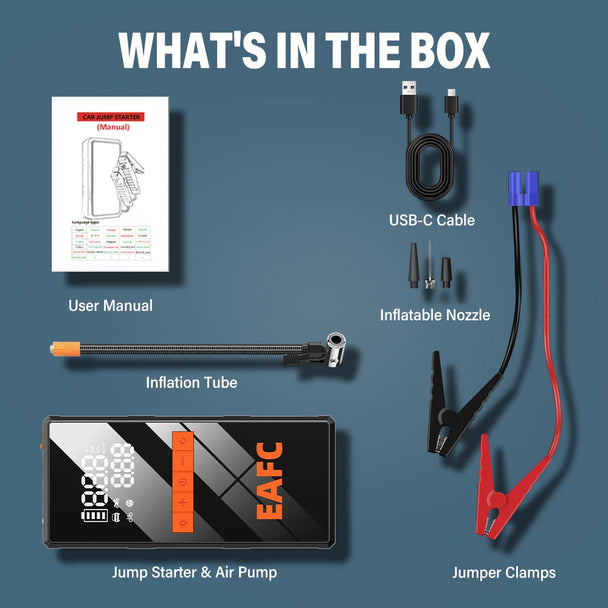 Car Emergency with Air Compressor