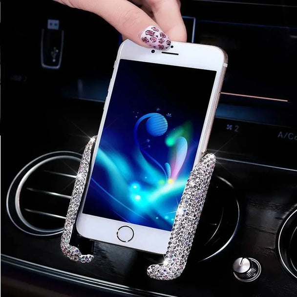 bling phone holder for car dashboard