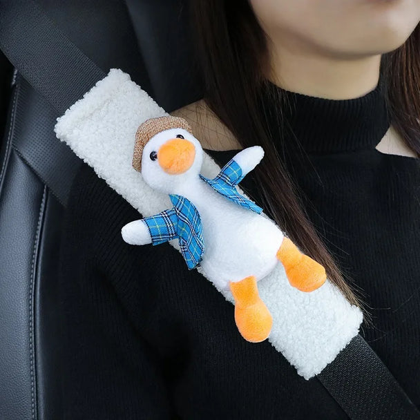 Cartoon Car Seat Belt Cover Plush Pochacco
