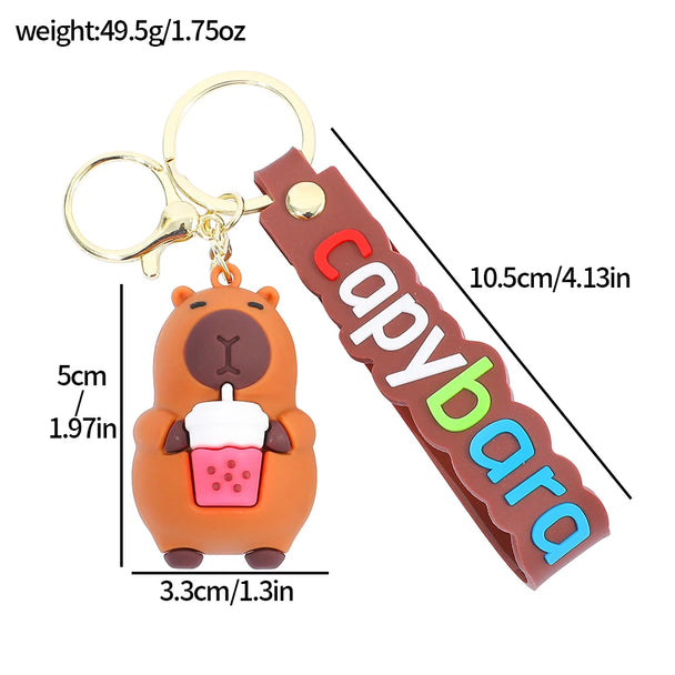 Cute Capybara Car Keychain Gifts