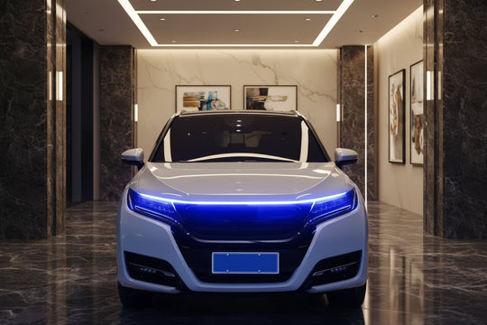 blue LED lights for car exterior