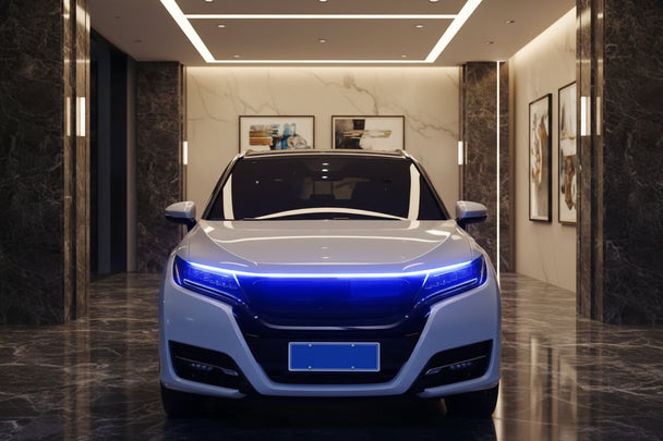 blue LED lights for car exterior