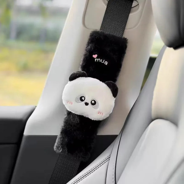 1pc Cute Cartoon Seat Belt Cover For Car