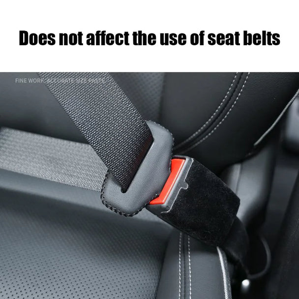 Leather Seat Belt Clip Cover