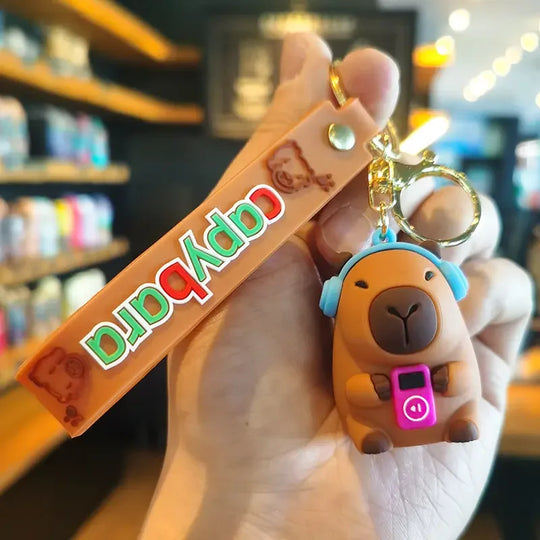 Cute Capybara Car Keychain Gifts