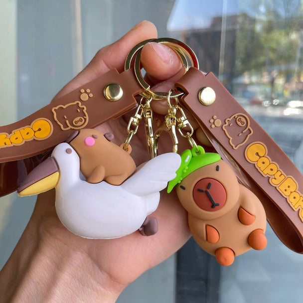 Cute Capybara Keychains For Car