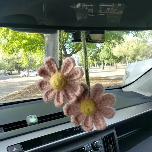 Hanging Daisy Flower Car Accessories