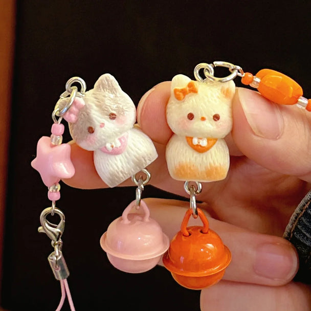 Cute Cat Keychain For Car