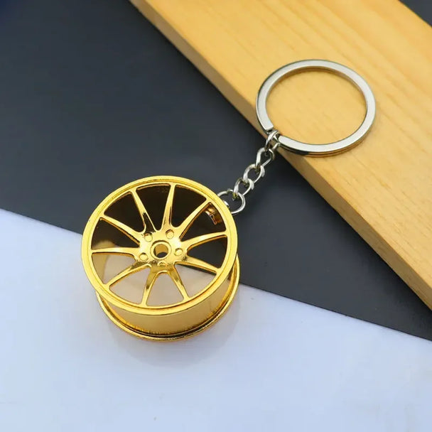 Mini Creative Wheel  Car Keychain