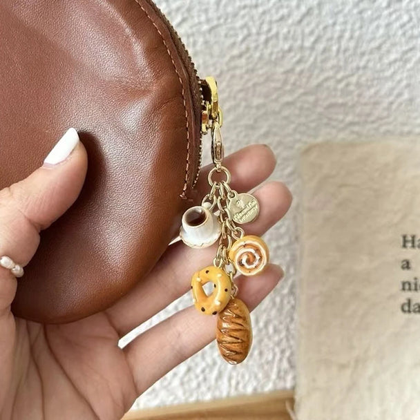 Food Toys Car Keychain Accessories Gift