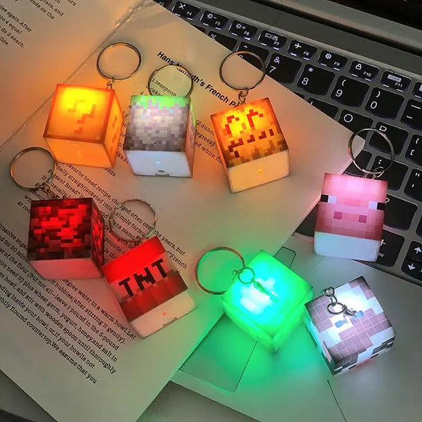 LED Light USB Car Keychain Gifts