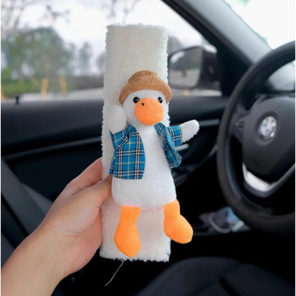 Cartoon Car Seat Belt Cover Plush Pochacco