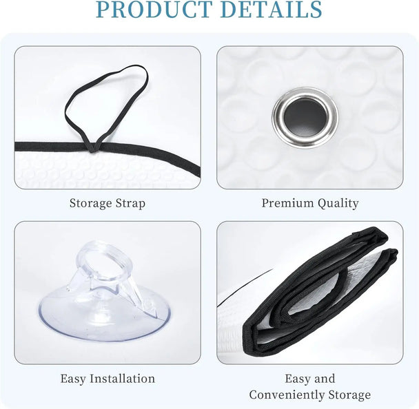 Coconut Leaves Windshield Car Front Window