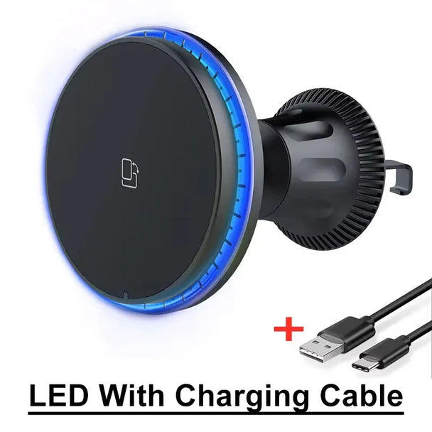 30 W Wireless Car Charger for iPhone – Premium Magnetic Fast Charging Solution