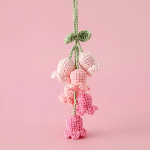 Crochet Flowers Hanging Crochet Car Accessories