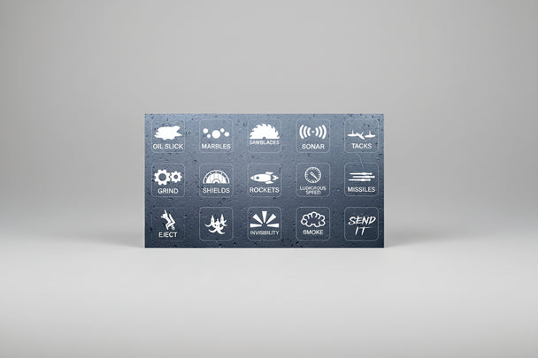 Car Button Funny Stickers