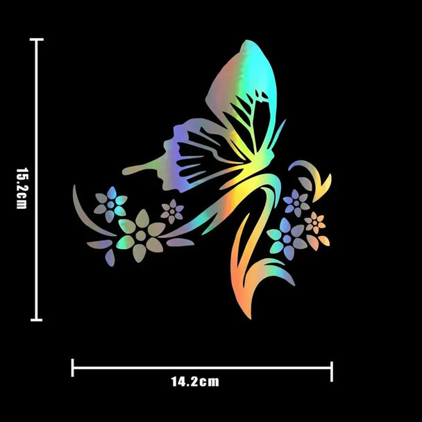 3D Butterfly Sticker for Car – Premium Reflective Vinyl Decals