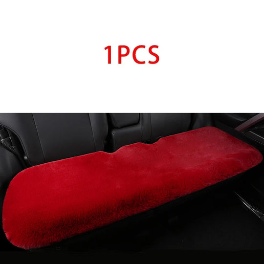 Red Car Seat Cushion – Premium Plush Automotive Comfort Solution