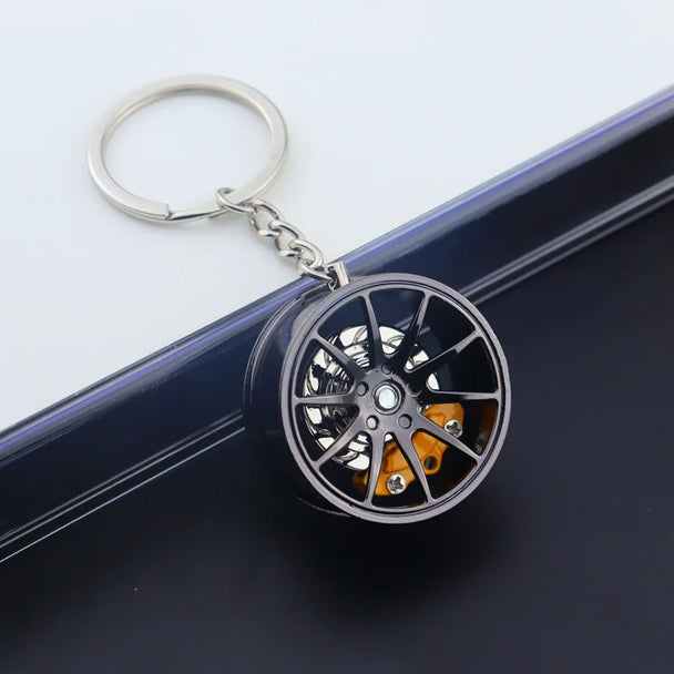 3D Wheel Keychain For Men