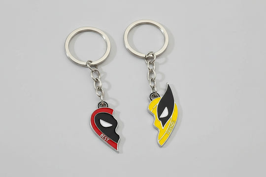 deadpool and wolverine car keychain