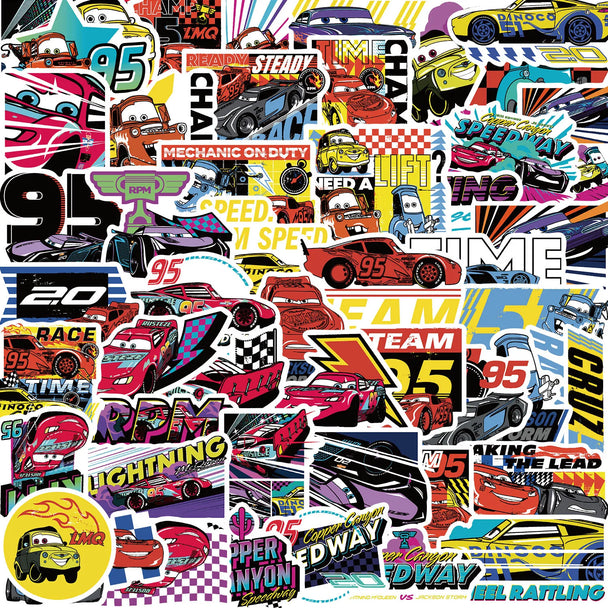 Disney Car 3D Sticker for Car - Premium Waterproof Cartoon Accessories