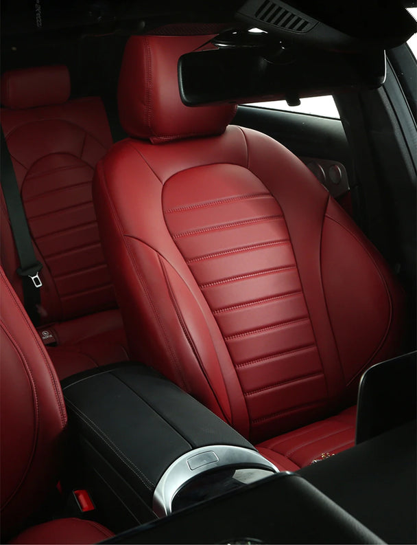 Luxury Car Seat Cover – Premium Nappa Leather Protection for Mercedes W205