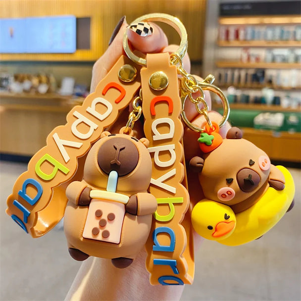 Cute Capybara Car Keychain Gifts