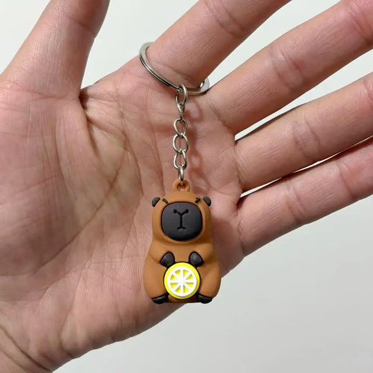 Cute Capybara Car Keychain