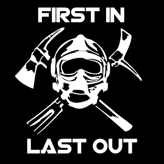 Fire fighter helmet reflective Car Sticker