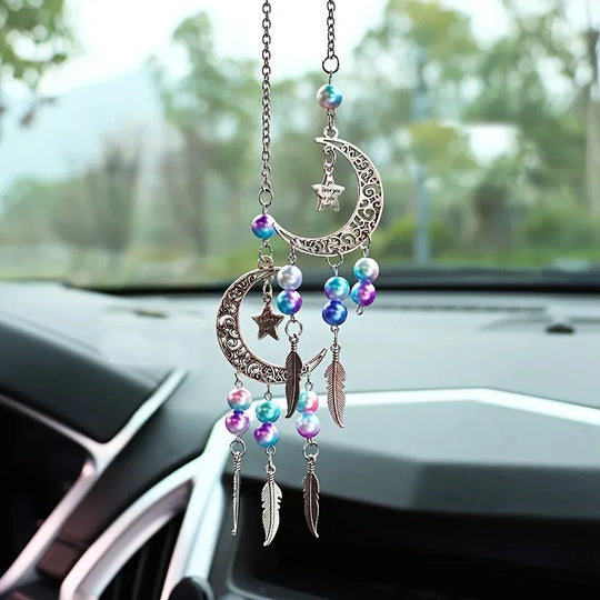 Boho Car Mirror Hanging Accessories