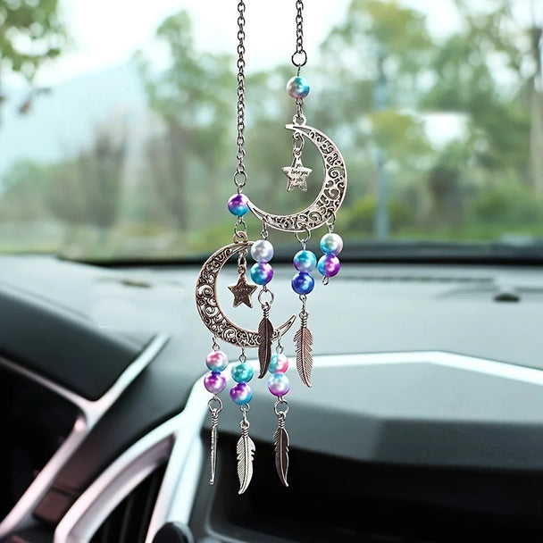 Boho Car Mirror Hanging Accessories