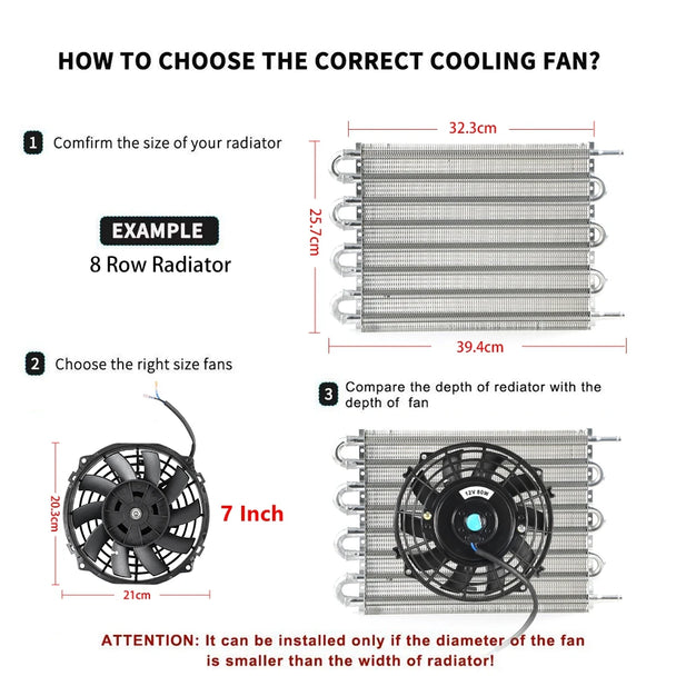 Universal Car Radiator Fan - Premium Cooling Solution for Your Vehicle