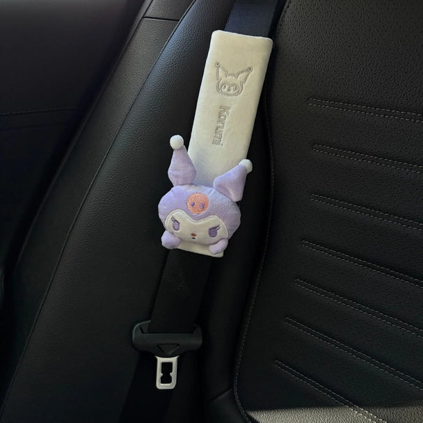 Kuromi Doll Car Seat Belt Protector