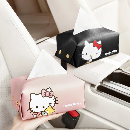 Hello Kitty Car Box Tissue Holder