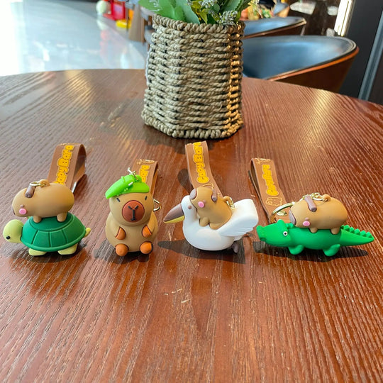 Cute Capybara Keychains For Car