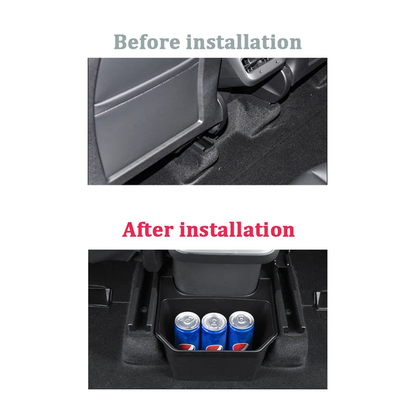 rear under seat storage for Tesla