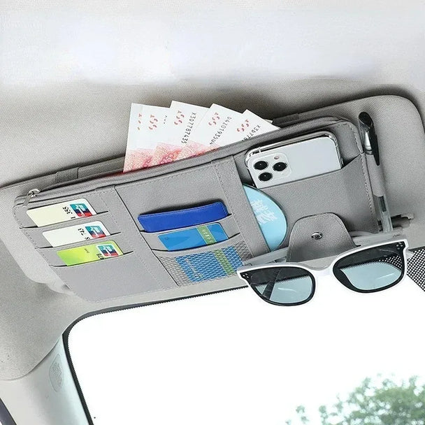 Car Visor Organizer with Phone Holder
