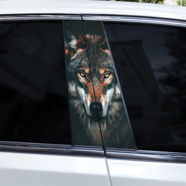 Auto Car Stickers 3D Wolf