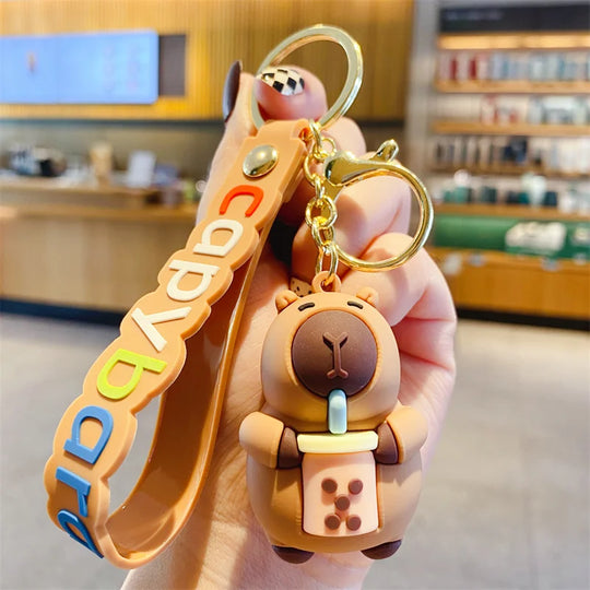 Cute Capybara Car Keychain Gifts