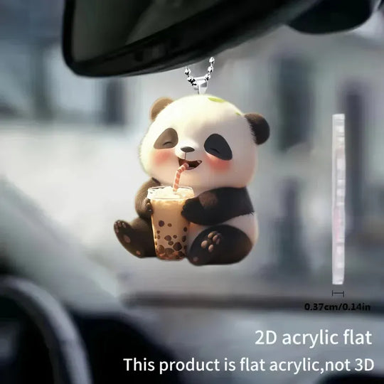 Panda Car Mirror Hanging Accessories