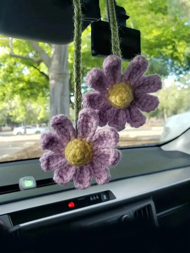 Hanging Daisy Flower Car Accessories