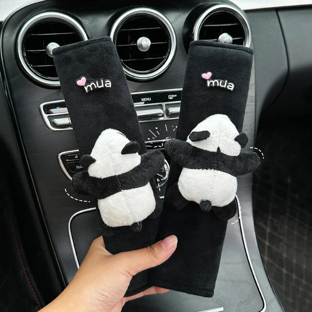 Cute Panda Car Seat Belt Shoulder Cover for Children