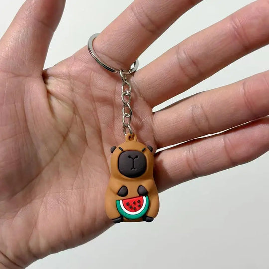 Cute Capybara Car Keychain